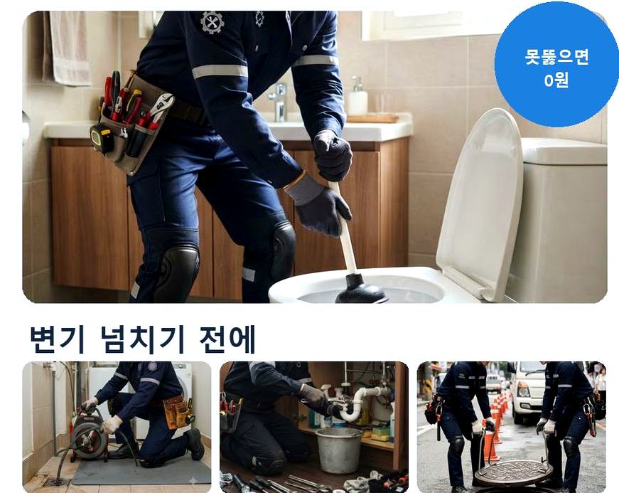 서울 관악구 신림동 하수구막힘 24시 출동 현장 작업 사진 - 배관해결사