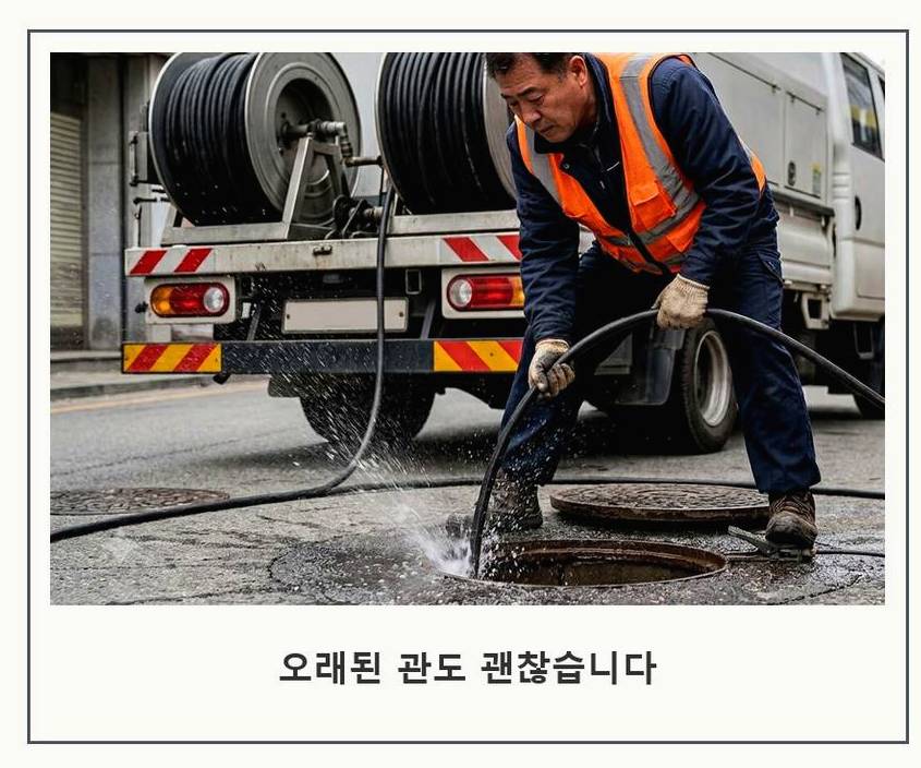 여주시 신진동 배수구막힘 당일 처리 현장 작업 사진 - 배관해결사