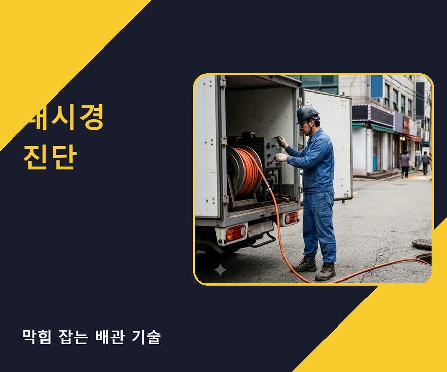 파주시 아동동 배수구막힘 뚫음 현장 작업 사진 - 배관해결사
