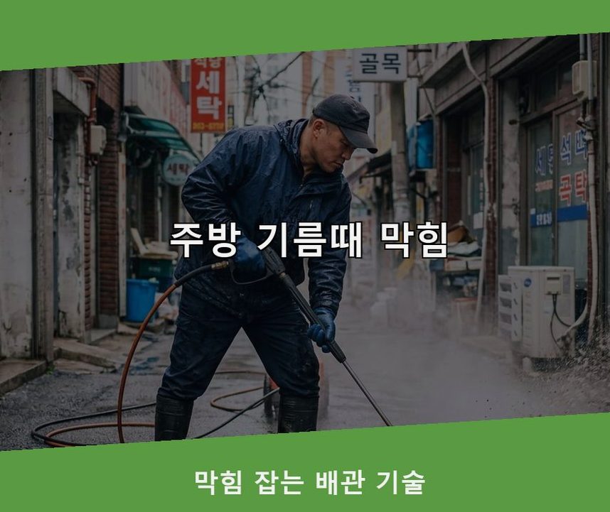 양주시 어둔동 배수구막힘 긴급출동 현장 작업 사진 - 배관해결사