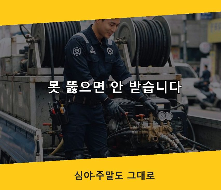 여주시 상동 싱크대막힘 업체 현장 작업 사진 - 배관해결사