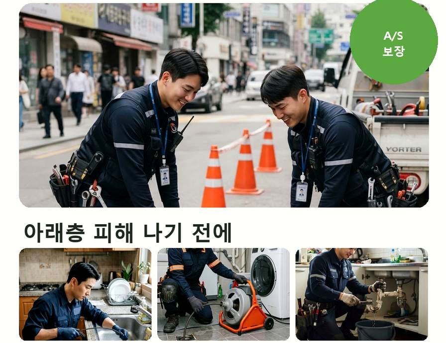 여주시 하동 하수구막힘 전문 업체 현장 작업 사진 - 배관해결사