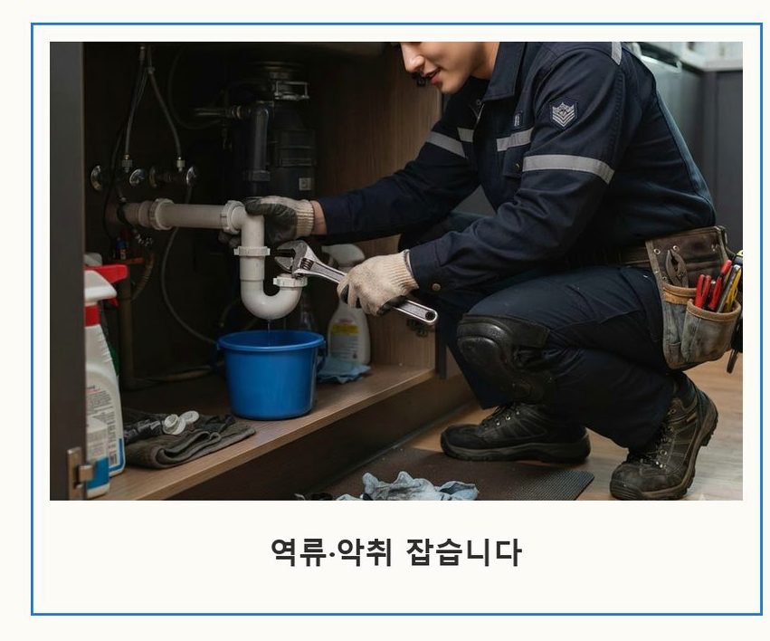 서울 강남구 역삼동 하수구막힘 야간 출동 현장 작업 사진 - 배관해결사