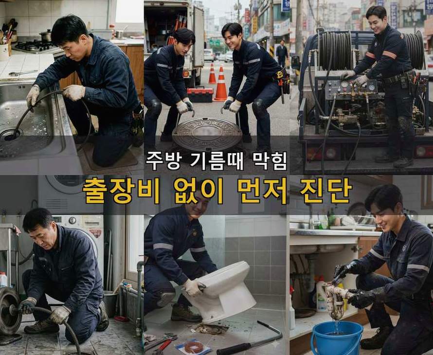 여주시 연라동 하수구막힘 빠른 해결 현장 작업 사진 - 배관해결사