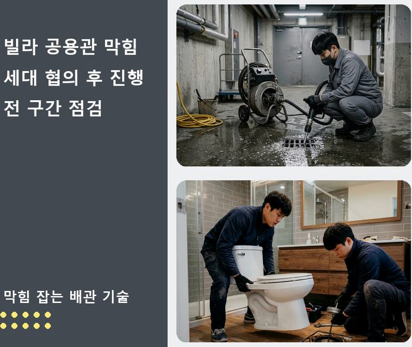 수원시권선구 오목천동 싱크대막힘 업체 현장 작업 사진 - 배관해결사