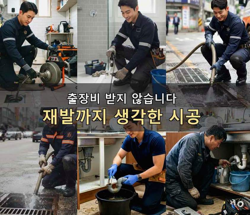 양평군 옥천면신복리 고압세척 빠른 해결 현장 작업 사진 - 배관해결사
