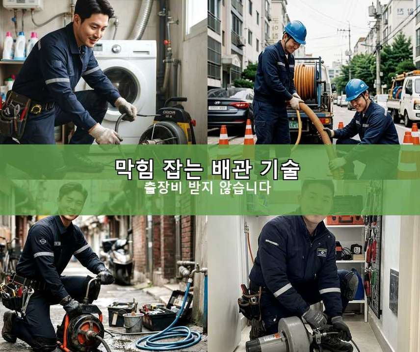 양평군 옥천면신복리 변기막힘 가격 안내 현장 작업 사진 - 배관해결사