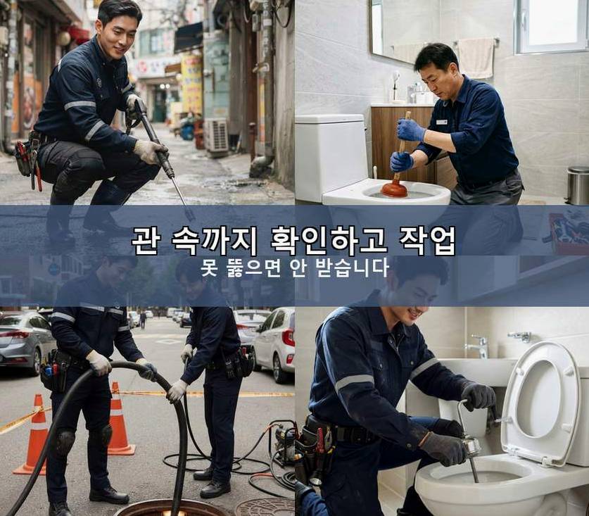 양평군 옥천면신복리 싱크대막힘 빠른 해결 현장 작업 사진 - 배관해결사