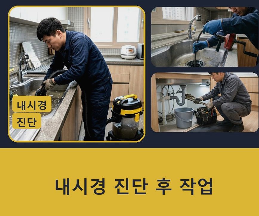 연천군 왕징면노동 정화조막힘 원인 진단 현장 작업 사진 - 배관해결사