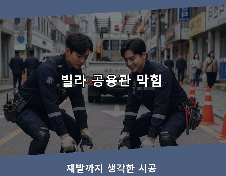 서울 강서구 외발산동 배수구막힘 당일 처리 현장 작업 사진 - 배관해결사