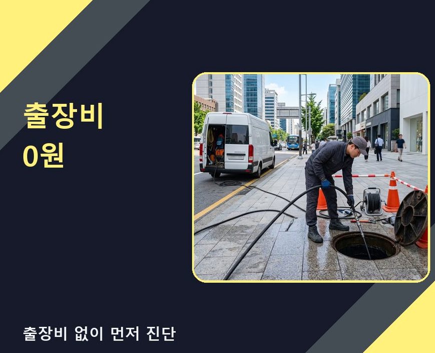 서울 강서구 우장산동 하수구막힘 빠른 해결 현장 작업 사진 - 배관해결사