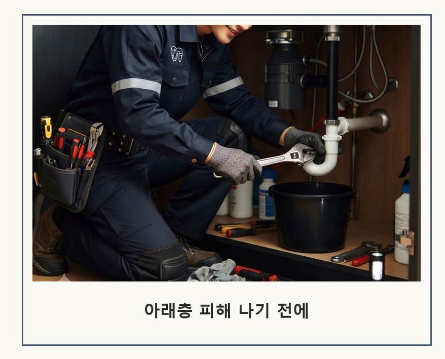 수원시장안구 이목동 베란다 배수구막힘 원인 진단 현장 작업 사진 - 배관해결사