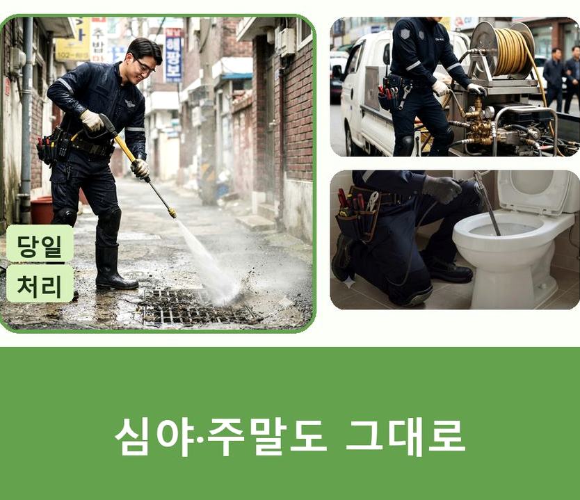 서울 강남구 일원본동 하수구막힘 빠른 해결 현장 작업 사진 - 배관해결사