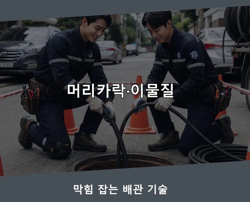 연천군 전곡읍간파리 하수구 냄새 가격 안내 현장 작업 사진 - 배관해결사