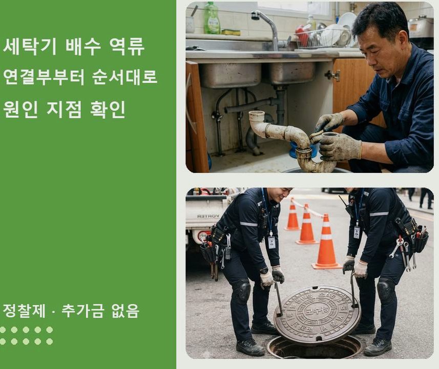 김포시 전호리 하수구막힘 비용 현장 작업 사진 - 배관해결사