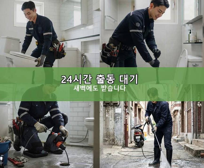 수원시장안구 천천동 싱크대막힘 업체 현장 작업 사진 - 배관해결사