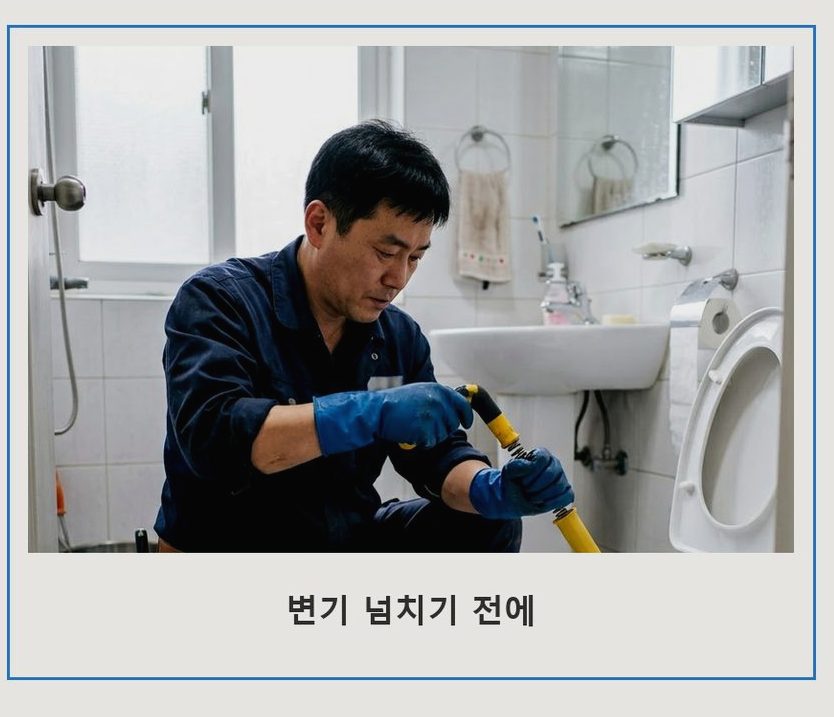 안산시상록구 팔곡이동 하수구막힘 빠른 해결 현장 작업 사진 - 배관해결사
