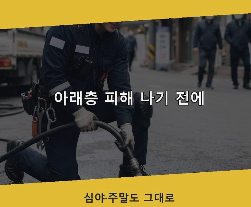 수원시권선구 평리동 변기막힘 가격 안내 현장 작업 사진 - 배관해결사