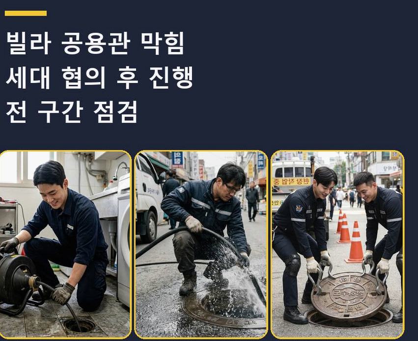 김포시 풍곡리 싱크대막힘 업체 현장 작업 사진 - 배관해결사
