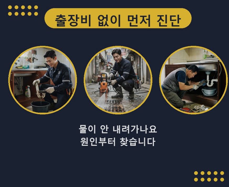 서울 성동구 하왕십리동 변기막힘 뚫음 현장 작업 사진 - 배관해결사