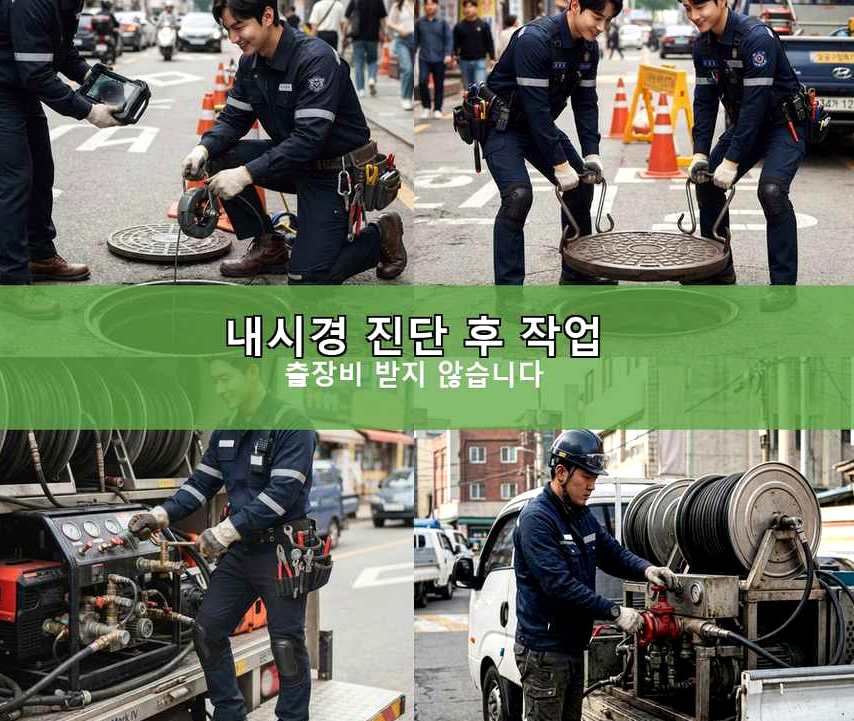 여주시 현암동 하수구막힘 출장비 무료 현장 작업 사진 - 배관해결사