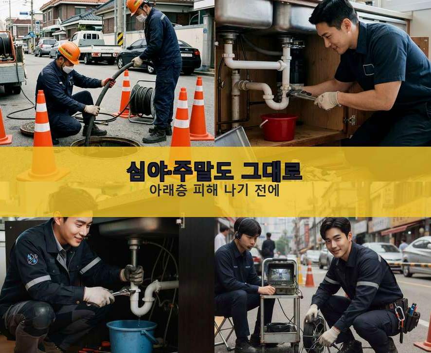 서울 강서구 화곡동 변기막힘 긴급출동 현장 작업 사진 - 배관해결사