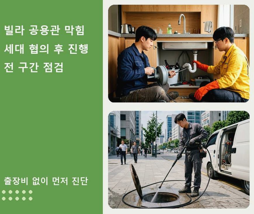 김포시 흥신리 변기막힘 업체 현장 작업 사진 - 배관해결사