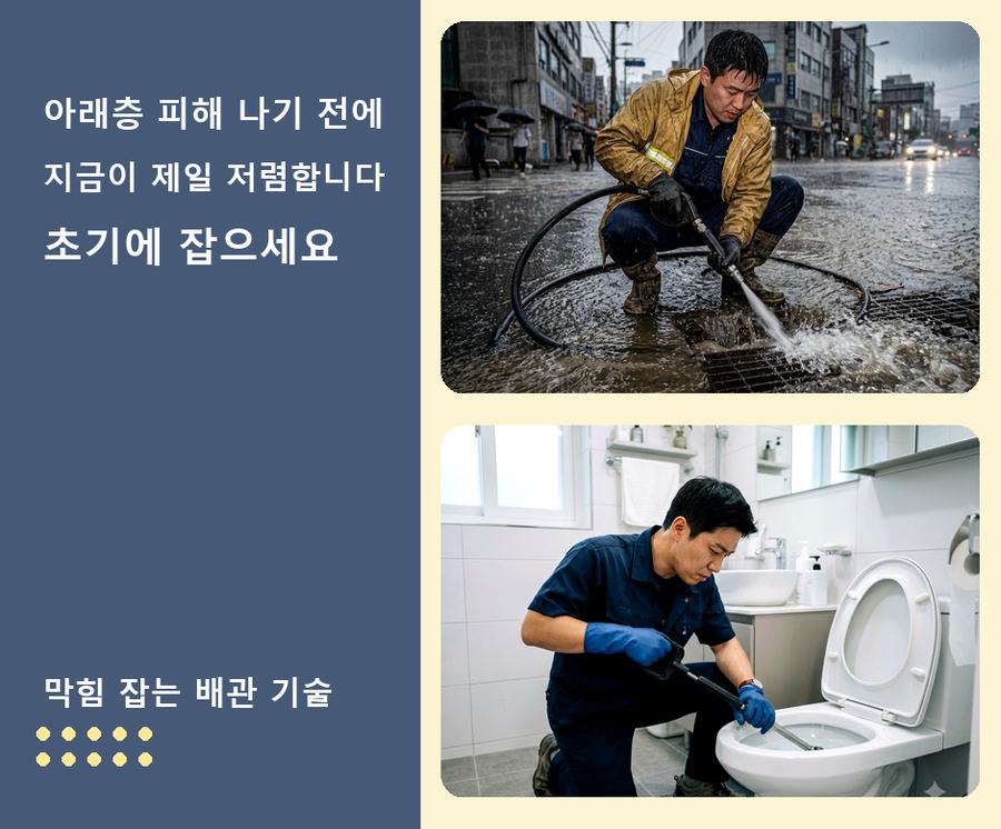 안성시 가현동 싱크대막힘 전문 업체 현장 작업 사진 - 배관해결사