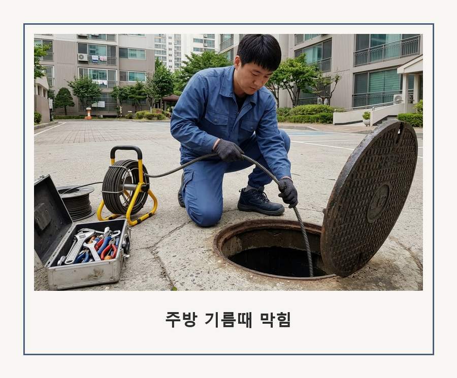 양주시 고읍동 싱크대막힘 빠른 해결 현장 작업 사진 - 배관해결사