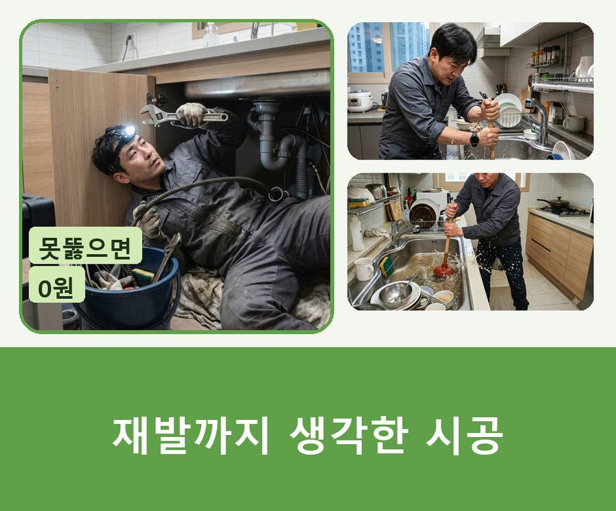 김포시양촌읍구 래리 고압세척 빠른 해결 현장 작업 사진 - 배관해결사