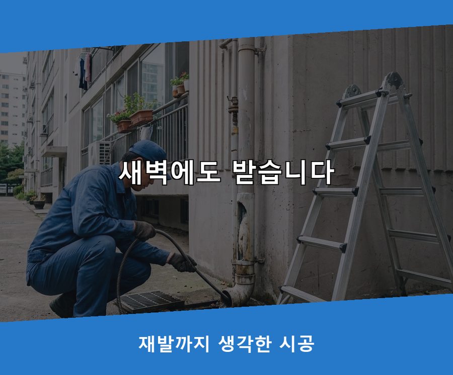 서울 양천구 신월동 싱크대막힘 전문 업체 현장 작업 사진 - 배관해결사