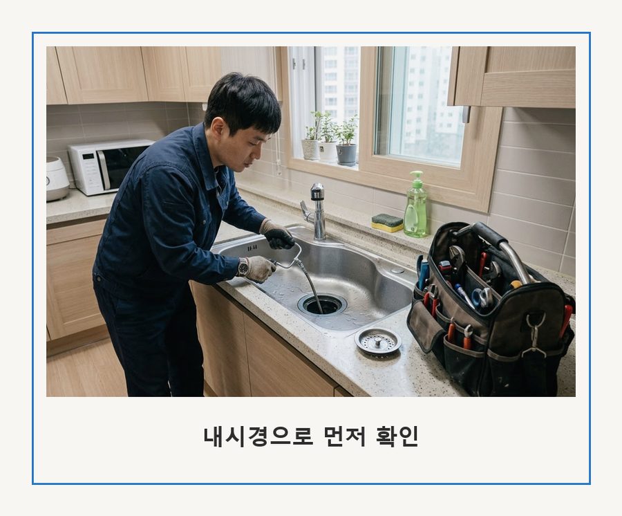 서울 관악구 낙성대동 싱크대막힘 출장비 무료 현장 작업 사진 - 배관해결사