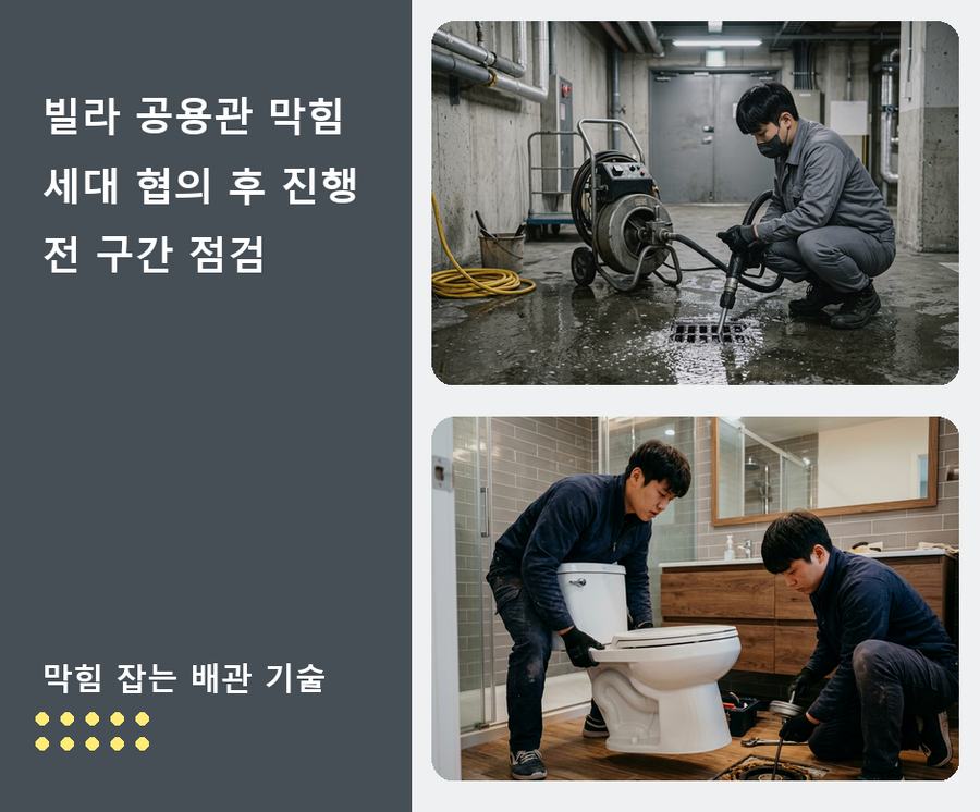 안산시상록구 부곡동 싱크대막힘 전문 업체 현장 작업 사진 - 배관해결사