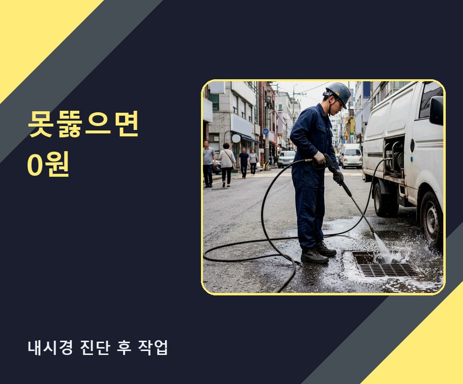 고양시일산동구 백석동 변기막힘 가격 안내 현장 작업 사진 - 배관해결사